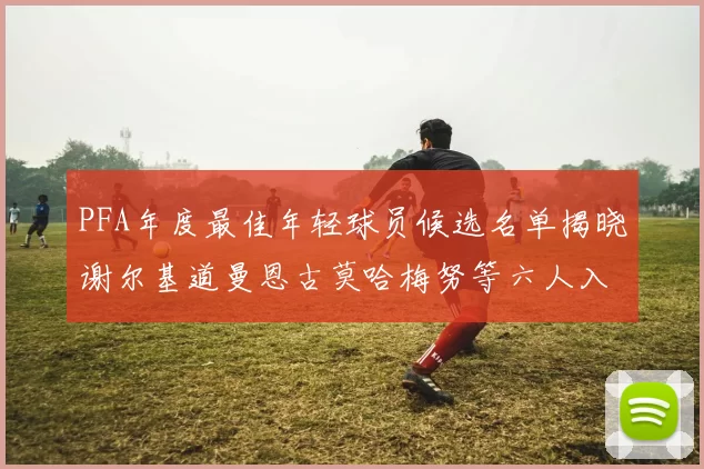 PFA年度最佳年轻球员候选名单揭晓谢尔基道曼恩古莫哈梅努等六人入围